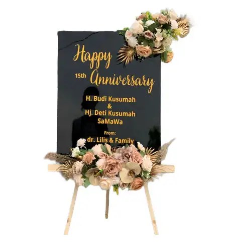 Papan Bunga Akrilik Kalidengen