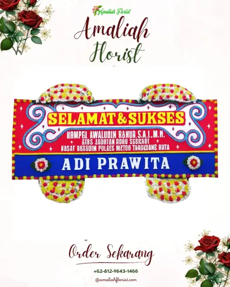 Papan Bunga Ucapan Selamat Kalidengen